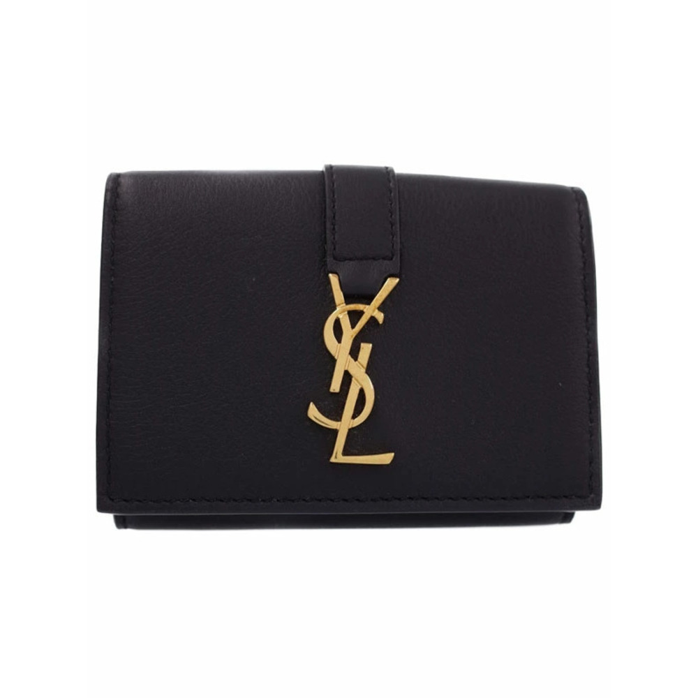 SAINT LAURENT Paris YSL Wallet Tri fold Short